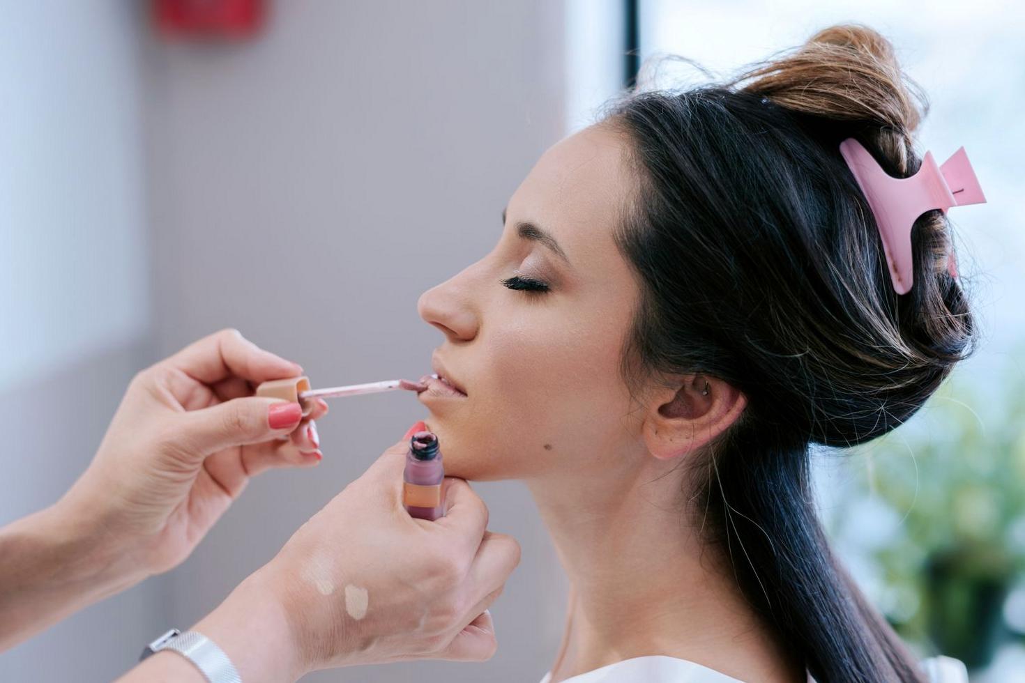 Makeup transformation